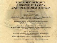 Erkel Ferenc Emlékezete.  Amagyar kultúra napja